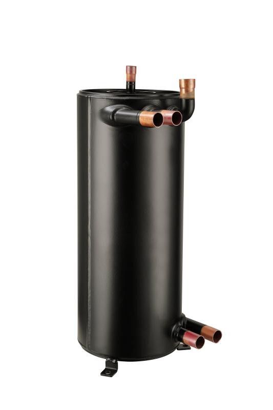 25.4mm çift boru küçük hacimli verimli tank güvenlik ısı değiştiricisi su kaynağı klima, endüstri soğutucusu