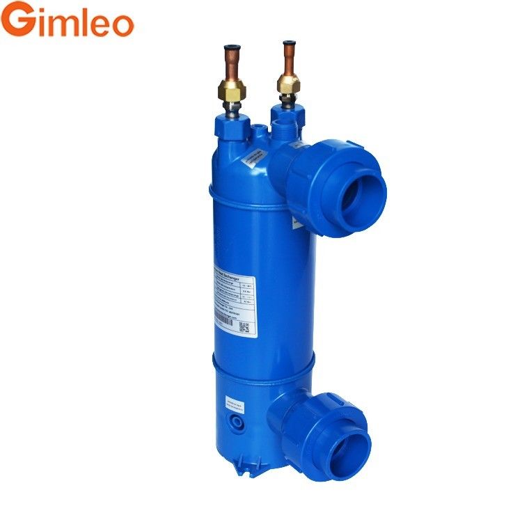 1HP Su Soğutucu Isı Değiştiricisi MHTA-0.75 Saf Titanyum Dikişsiz Tüp Isı Değiştiricisi