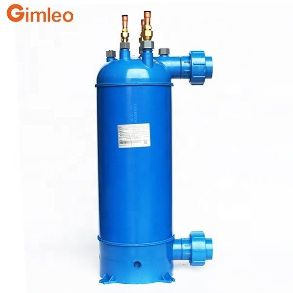 Titanyum bobinleri PVC kabuğu Enerji için Suya Su Isı Değiştiricisi Yüzme havuzu kazanı