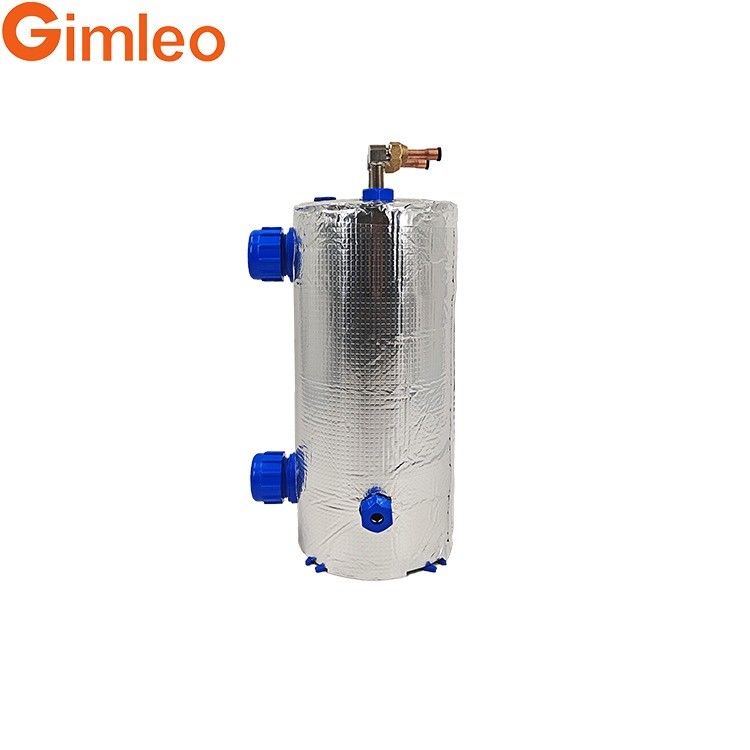 ETA-1.5 R134A Deniz tüp buharlaştırıcısı 12.7 mm soğutucu giriş / su bağlantısı için