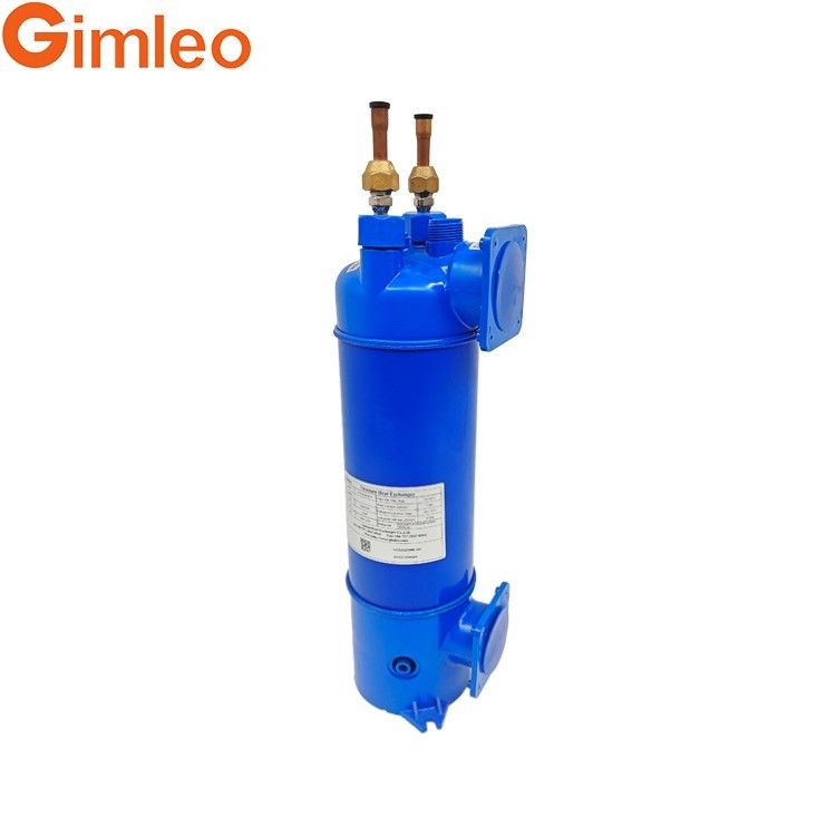 3HP yüzme havuzu ısı değiştiricileri MHTA-3 PVC kabuklu / 9.52mm soğutucu çıkışı