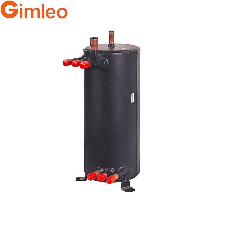 Bakır T2 / TP2 Tüp İçinde Kabuk Isı Değiştiricisi GAH05-CMF 10kw Soğutma Kapasitesiyle