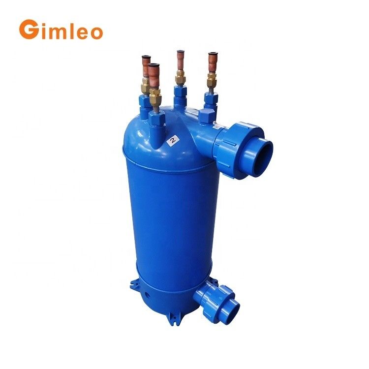 Titanyum Tüp PVC Shell Havuz Isı Değiştiricisi Yüzme Havuzu Isı Pompası MHTA-15