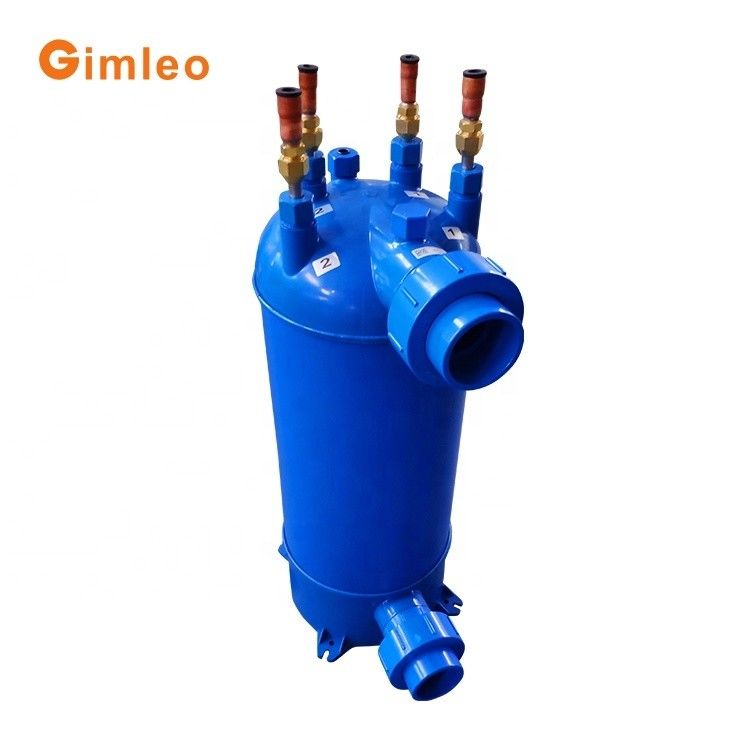 Titanyum Tüp PVC Shell Havuz Isı Değiştiricisi Yüzme Havuzu Isı Pompası MHTA-15