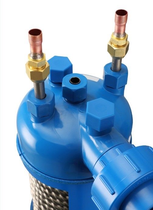 Evaporatör MHTA-3 için PVC kabuklu vitreli titanyum tüp ısı değiştiricisi