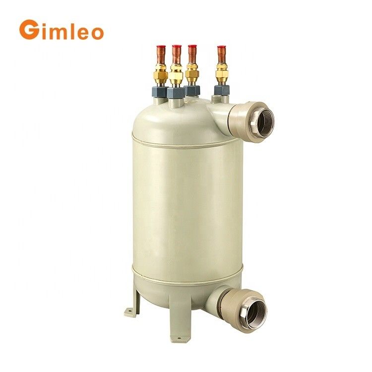 HTS-7 PPR Shell Saldırılmış 12.7mm Titanyum Tüp Sıcaklık Değiştiricisi Sıcaklık Düzenleme