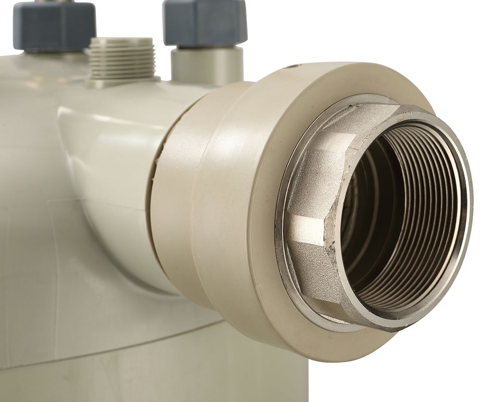 HTS-7 PPR Shell Saldırılmış 12.7mm Titanyum Tüp Sıcaklık Değiştiricisi Sıcaklık Düzenleme