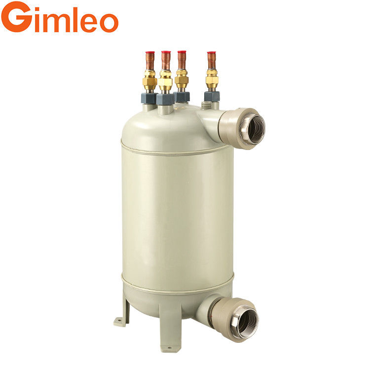 Yüksek ısı transferi için optimize edilmiş, kabuk ısı değiştiricisi HTS-7'deki titanyum tüpü