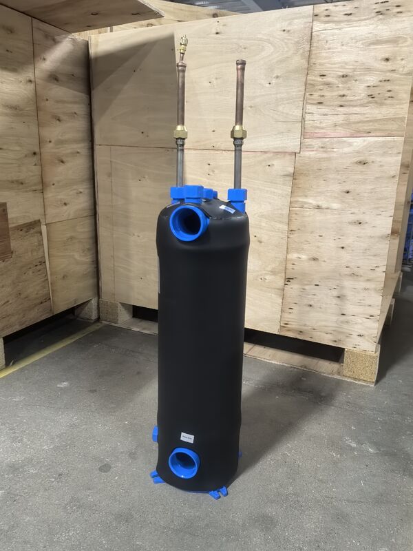 Gimleo Titanyum TA1 İç Boru Malzemesi Titanyum Isı Eşanjörü MHTA-0.75(NZ) Sıvı Akış Hızı 0.5m3/sa Dayanıklı Korozyona Dayanıklı Isı Transfer Çözümü