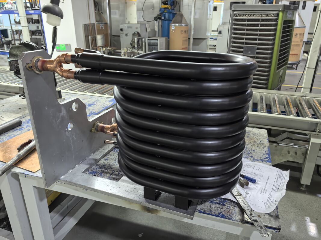 R22 Soğutucu Tipi Koaksiyel Isı Değiştiricisi Tüp Uzunluğu 1 ila 10 M Basınç Aralığı 0.1 ila 10 MPa Soğutma Çözümleri için tasarlanmıştır