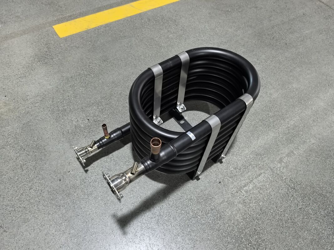 R22 R134a R407c R410a Soğutucu Tipi Sıcak Su Sıcaklık Değiştiricisi 25 ila 3 mm kalınlığındaki levhalara sahip Dayanıklı Yapı