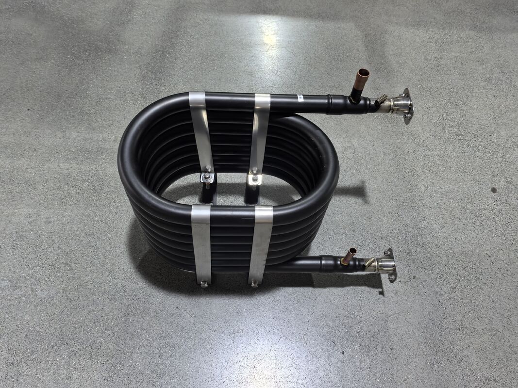 Maksimum Çalışma Basıncı R22 R134a R407c ve R410a ısı transferi çözeltisi soğutucularla uyumlu 5.2MPa koaksiyel ısı değiştiricisi