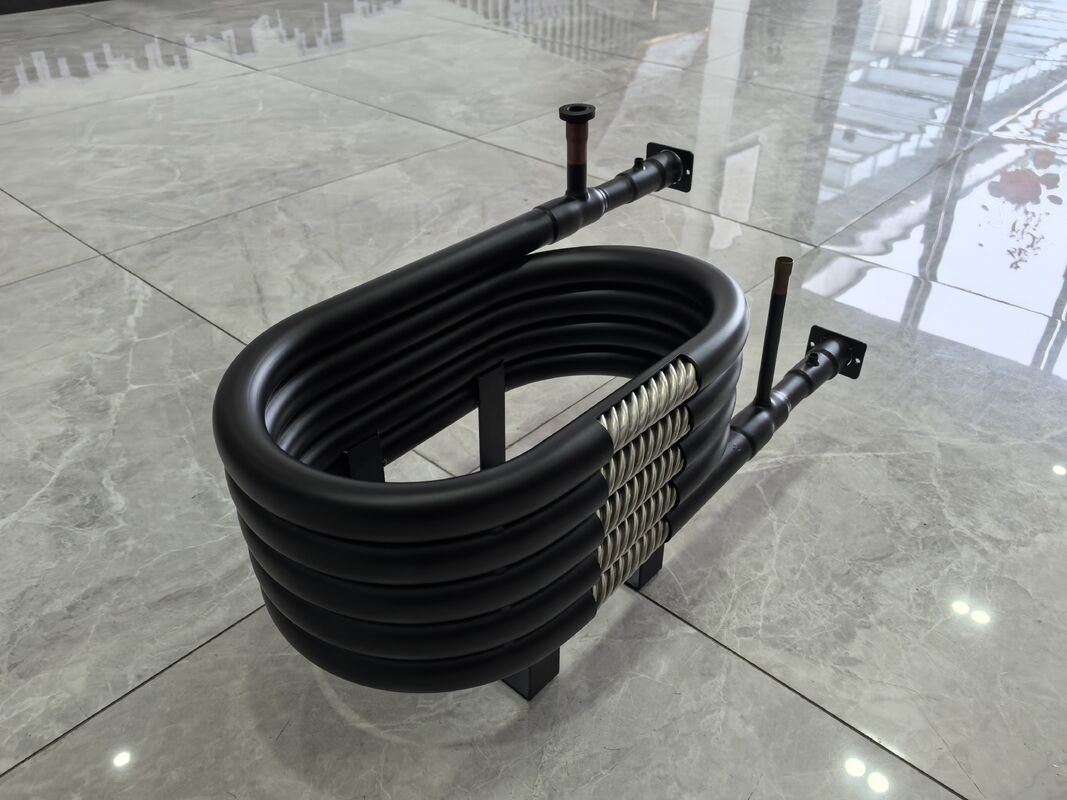 SPHC Çelik boru, ısı aktarımı uygulamaları için tasarlanmış spiral bükme yapısı olan HVAC koaksiyel ısı değiştiricisi