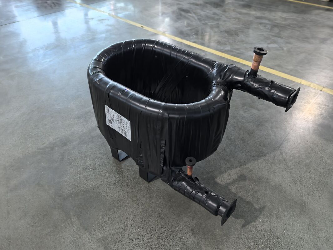 Su Sistemi HVAC için iç boru Supper SPHC Çelik kabuğu malzemesi sağlayan ve termal çözümler yapılmış koaksiyel ısı değiştiricisi