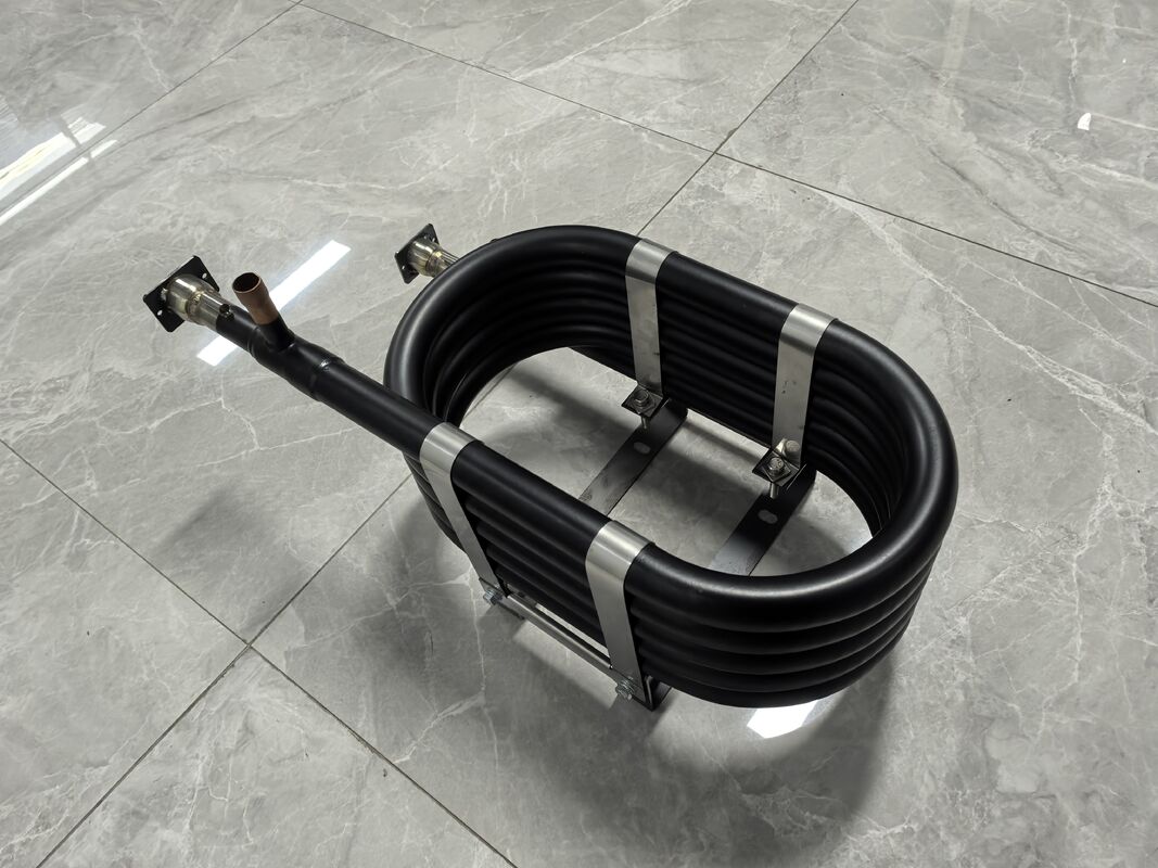 Çeşitli endüstrilerde ısı değişimi için tasarlanmış 2 ila 10 metre uzunluğundaki spiral bükme inşaat koaksiyel ısı değiştiricisi