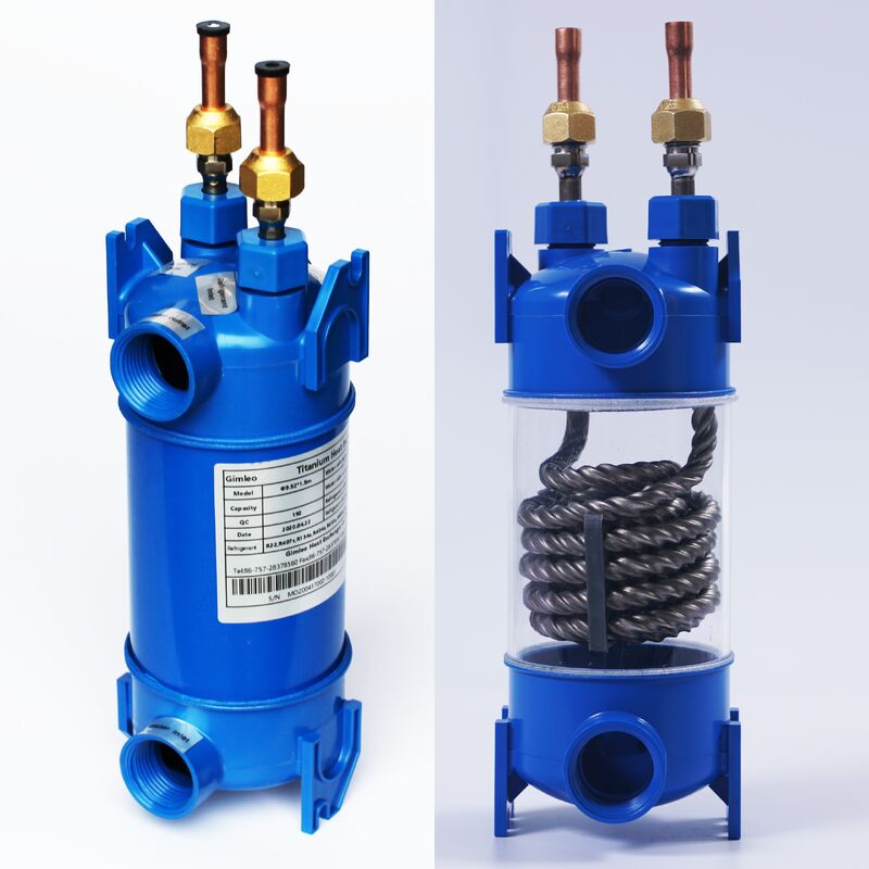 PP Dış Kabuk Titanyum Isı Değiştirici İdeal Isıtma Soğutma Çalışma Sıcaklığı Aralığı Eksi 200 Santigrat Derece İla 400 Santigrat Derece