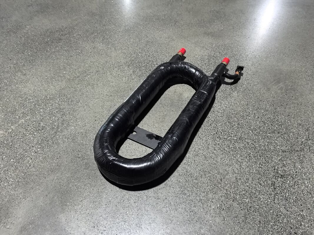 GY0200C 1 ila 100 kg ağırlığı, 30 °C-99 °C çalışma sıcaklığı ve verimli ısı aktarımı için 2-10 M boru uzunluğu olan koaksiyel ısı değiştiricisi