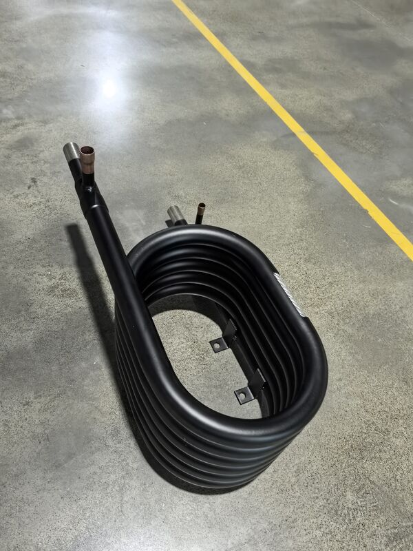 4.2MPA Max Basınç Koaksiyel Isı Değiştiricisi 3 ila 20 M'lik boru uzunluğu ve paslanmaz çelik bakır titanyum iç borusu