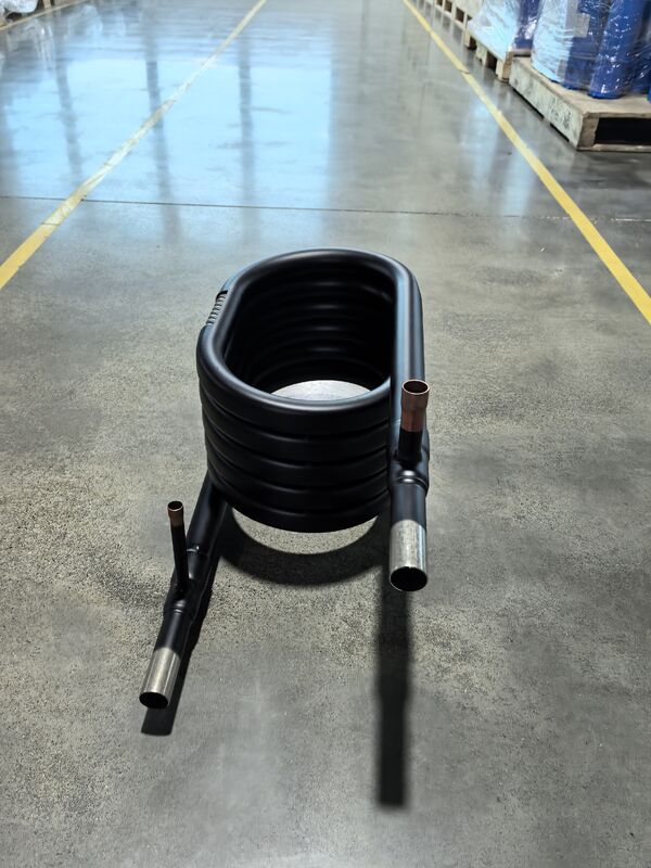 Stainless Steel Coaxial Heat Exchanger with 1.0Mpa Water Side Pressure and 6~36 Kw Heating Capacity for HVAC Systems