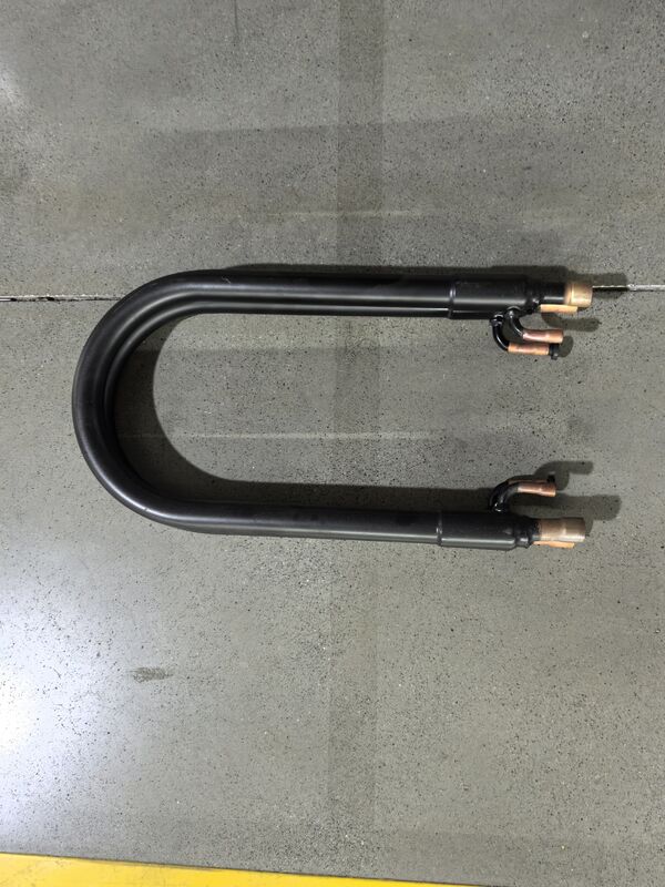 4.2Mpa soğutucu basıncı ve Endüstriyel ısı aktarımı için bakır tüp / titanyum / 316L iç tüplü düşük bakım koaksiyel ısı değiştiricisi