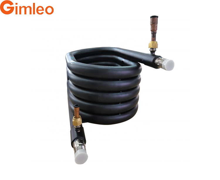 GY0135C HVAC ve Soğutma Endüstriyel Uygulamalar için Yüksek Verimlilikli Kompakt Tüp İçindeki Tüp Isı Değiştiricisi Isı Pompaları